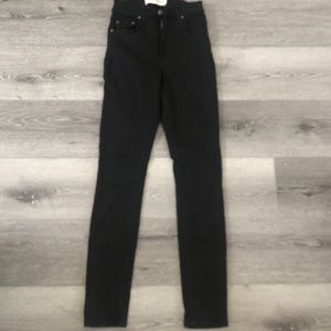 REF BLACK JEANS high & skinny.